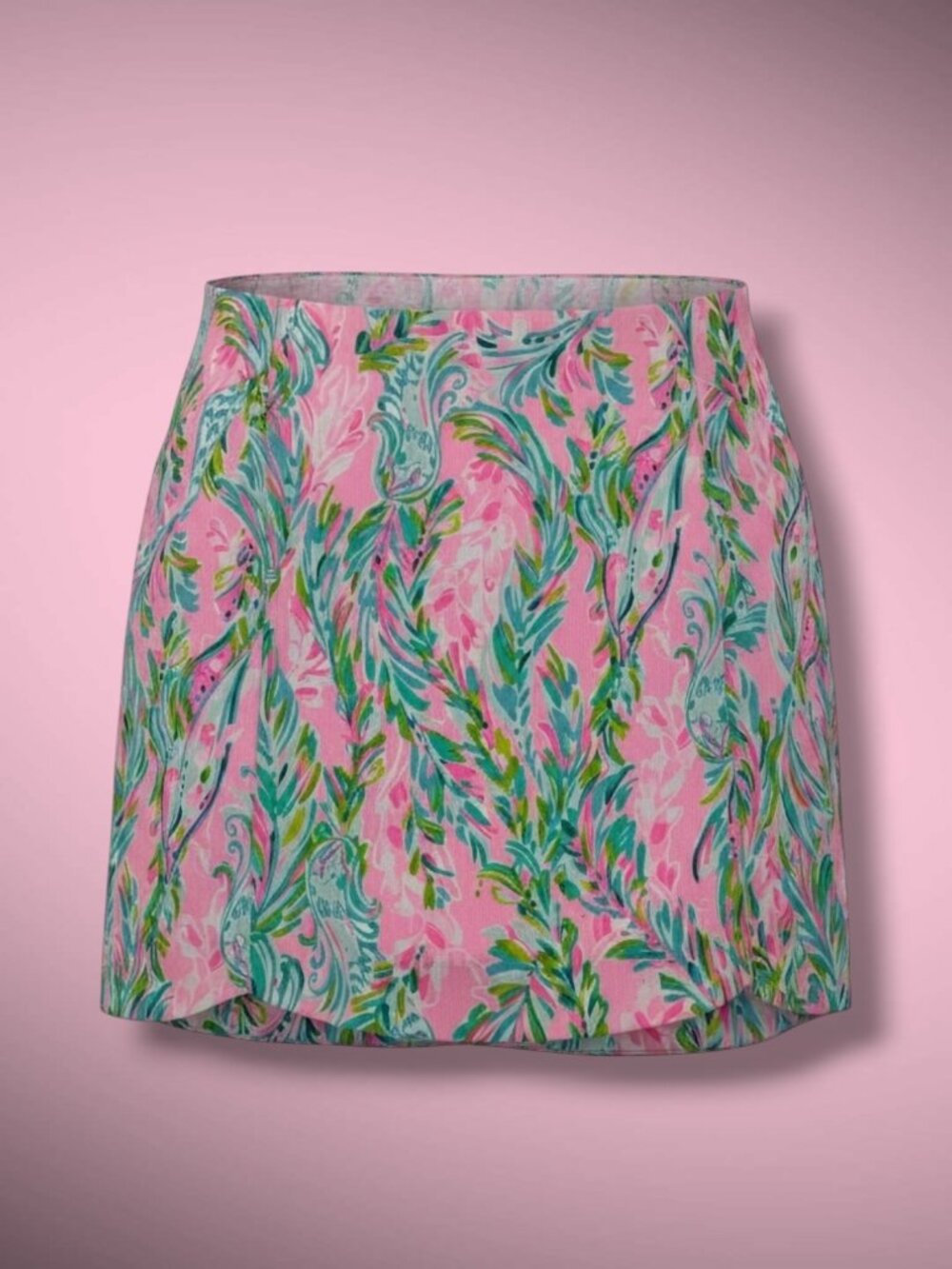 NWT Lilly Pulitzer Becki Skort "Unicorn of the Sea" 12